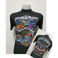 ราคาต่ำสุด!!ผ้าบาง Harley เสื้อยืดวินเทจ ผ้ามุ้ง50/50 เสื้อฮาเลย์ป้าย 3D EMBLEM S-5XLS-5XL