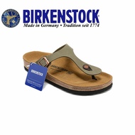 Birken Cork Herringbone Slippers Grey Oil Wax Slippers Gizeh 35-46