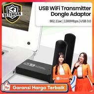 ICANING USB WiFi Transmitter Dongle Adapter 802.11ac 1300Mbps - AC1300