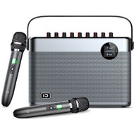 SHIDU T10 Portable 60W High Power Bluetooth 5.0 Karaoke Speaker With UHF Wireless Microphone