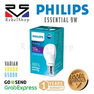 Philips Essential LED Bulb 9 Watt White / Yellow E27 - 9W 9W 9Watt
