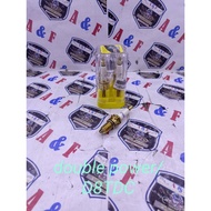 MOTORCYCLE PARTS SPARK PLUG DOUBLE ELECTRODE A7TC, CR8E, D8TC