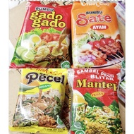 DELICIOUS ECO instant seasoning GADO-GADO / CHICKEN SATE / PECEL / SAMBAL PECEL BLITAR