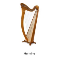 特惠價代購法國豎琴 Camac Lever Harp 一手豎琴 二手豎琴 40 弦豎琴 40 strings (Hermine)