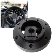 6 Hole Steering Wheel Short Hub Adaptor Kit 6061 Aluminum 101H Replacement for Mitsubishi Lancer Evo