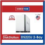 Synology Diskstation DS223J 2-Bay Nas Enclosure (100% Genuine Brand New Original Synology Malaysia S