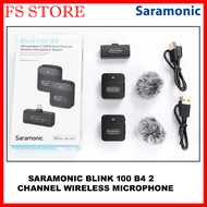 SARAMONIC ORIGINAL MALAYSIA BLINK 100  Ultracompact 2.4GHz Dual-Channel Wireless Microphone Blink 10