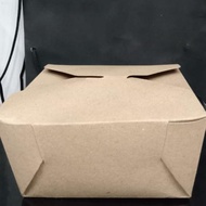Food Pail Kraft Kotak / Tempat Snack/ Kentang Goreng