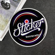 Lambretta 3D Phản Quang nhãn dính thân xe kính chắn gió phía trước Sửa Đổi phụ kiện trang trí Sticke