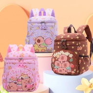 Cute Capybara Children's Bag New Trendy Backpack Lightweight School And Girls Bag Kindergarten F6H3