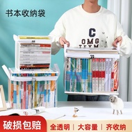 Storage Storage Box Book Box Student Classroom Book Storage Box Foldable Transparent Book Storage Bo