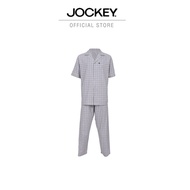 JOCKEY UNDERWEAR ชุดนอน SLEEPWEAR รุ่น KU JK1649B SHORT SLEEVE/PANTS สีเทา