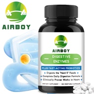 Digestive Enzymes - Multi-Enzymes, Organic Prebiotics & Probiotics for Digestive Health & Gut Health