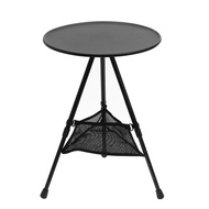 Camping Round Table Detachable Folding Camping Table with Adjustable Legs for Outdoor Picnic Garden