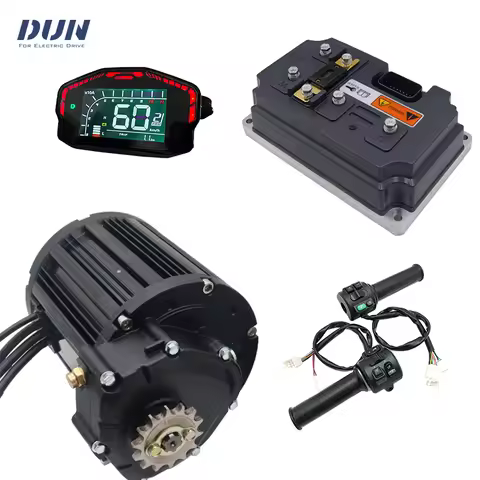 QS138 4000W V3 PMSM Motor With VOTOL EM260S Controller,DKD Display,Multi-function Throttle
