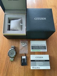 清貨平售 飛行員錶 飛機師表 電波校時 鈦金属 CITIZEN CB0206-86X Eco Drive 光動能 