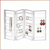 Earring Rack Jewelry Display Rack Folding Transparent Storage Rack Acrylic Earring Rack Earring Orga