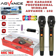 Advance Mic 102 Wireless Single Profesional Microphone wirles | Advance MIC-102 Mic Profesional Wire