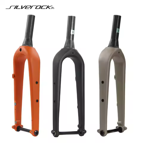 SILVEROCK GLINE Carbon Front Fork 20in Disc Brake Thru Axle M12x100mm for Brompton G LINE Trifold Fo