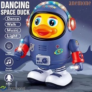ANEMONE Dancing Astronaut Duck Toy, Plastic Early Education Electric Dance Space Duck, Swinging Danc