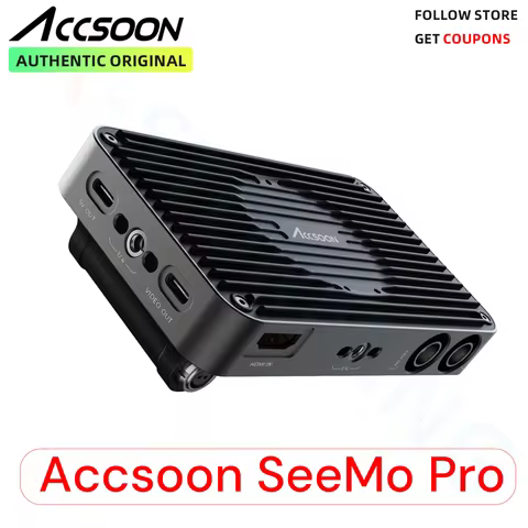 Accsoon SeeMo Pro SDI HDMI to USB-C Video Capture Adapter for iPhone Support 1080P 60FPS Video & Rea