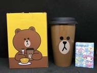 麥當勞 McCafe X LINE FRIENDS Brown 保溫杯