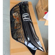 HONDA HRV VEZEL 2014 - 2018 FRONT BUMPER GRILLE CHROME GLOSS BLACK RS SPEC