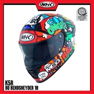 NHK Helmets K5R - Bo Bendsneyder 10 Full Face Dual Visor Helmet | Motorchoice 888