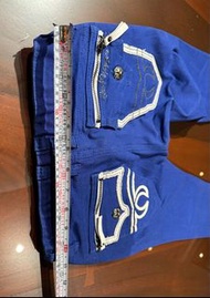 #24春古著 日本🇯🇵品牌 RED PEPPER，日韓設計師共同打造的純手工精工細造的牛仔褲 👖RED PEPPER jeans made in Korea 藍色（接近克萊因藍）萊卡彈性緊身牛仔褲，稀有顏色😊