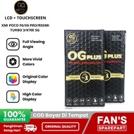 OG PLUS LCD+TS XMI poco F6 / X6 PRO/REDMI TURBO 3/K70E 5G BLACK