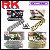100% ORIGINAL RK ORING CHAIN GR520KRO GB520KRX 520KLO 520KLO2 520 RANTAI O RING