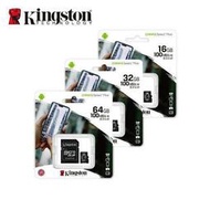 (梨妹)Kingston (金士頓 ) 16G 32G 64G 128G C10 microSD TF記憶卡 附SD轉卡