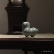 Little Tea Play < Warring States|Open Piece Tea Pet Ru Kiln Wholesale > Ma 5YA1 Ru Porcelain|Azure F