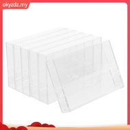 📎 6 Pack Transparent Cassette Tape Storage Holders ABS Multifunctional Organizers for Storage Use