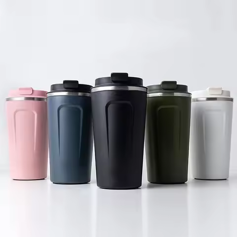 1 New Stainless Steel Thermos Cup, Vacuum 2Nd Generation Coffee Cup, Stylish Thermos Cup, Creative T