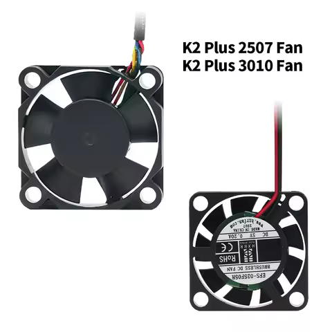 K2 Plus 2507 Fan Extrusion Motor Fan L100 Original K2 Plus Axial Flow Fan for K2 Plus 3d Printer Par