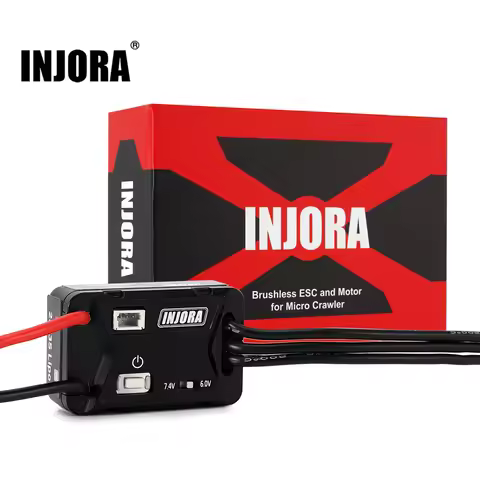 INJORA MBL32 G2 Waterproof Micro Brushless ESC for 1/24 1/18 RC Crawlers TRX4M Ascent18 SCX24