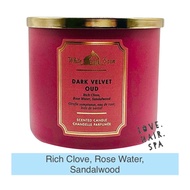 SG Stock ⭐️ DARK VELVET OUD Bath & Body Works 3-Wick Scented Candle BBW Home Fragrance Bath BodyWork