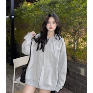 Cinder Basic Zip Hoodie, Men's and Women's Loose Zip Hoodie with High Quality Silk Print, Local Hood