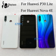 discount Original 6.1 inch For Huawei P30 Lite / Nova 4E MAR LX1 L01 L21 L22 Glass Battery Back Cove