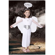 HALLOW.a.028 ANGEL COSPLAY COSTUME WHITE ANGEL/ ACCESSORIES SET