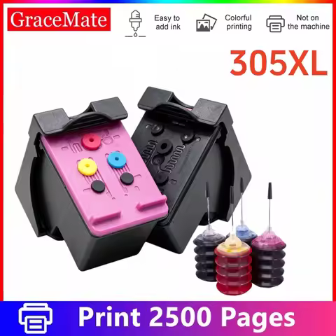 GraceMate Compatible 305XL Ink Cartridge Replacement For HP DeskJet 2700 2710 2720 4110 4120 4130 60