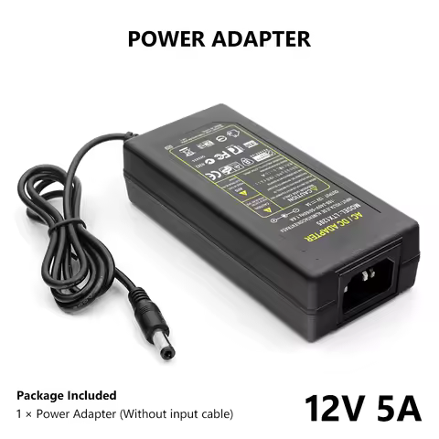1/2pcs AC 12V 5A Power Adapter Supply Adaptor for Imax B5 B6 Balancer Charger Black Top Sale For CCT