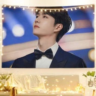 Wang Yibo Kain Latar Belakang Kain Hiasan Bilik Tidur Bilik Pelajar Bilik Tidur Kain Hiasan