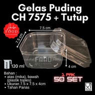 Small rectangular pudding cup (CH 7575)