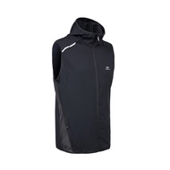 KALENJI Men's Running Sleeveless Jacket Run Wind - black