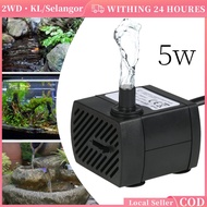 220V Ac Mini Quiet Submersible Water Pump 5W 300L/H Mini Water Pump