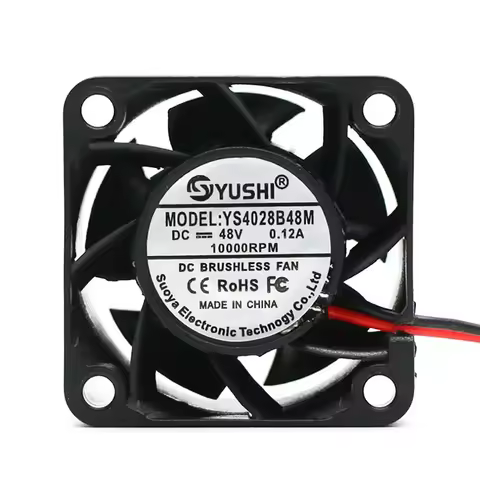 DC 48V 40x40x28mm 40mm dual ball bearing Server Cooling Fan