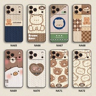 Cute Bear wool pattern IPhone 17 / 17 PRO / 17 PLUS / 17 PRO MAX / 17E case