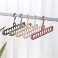 [9-Compartment Hanger] Clothes Hanger 9-Compartment No Hanging Space-Saving Organizer